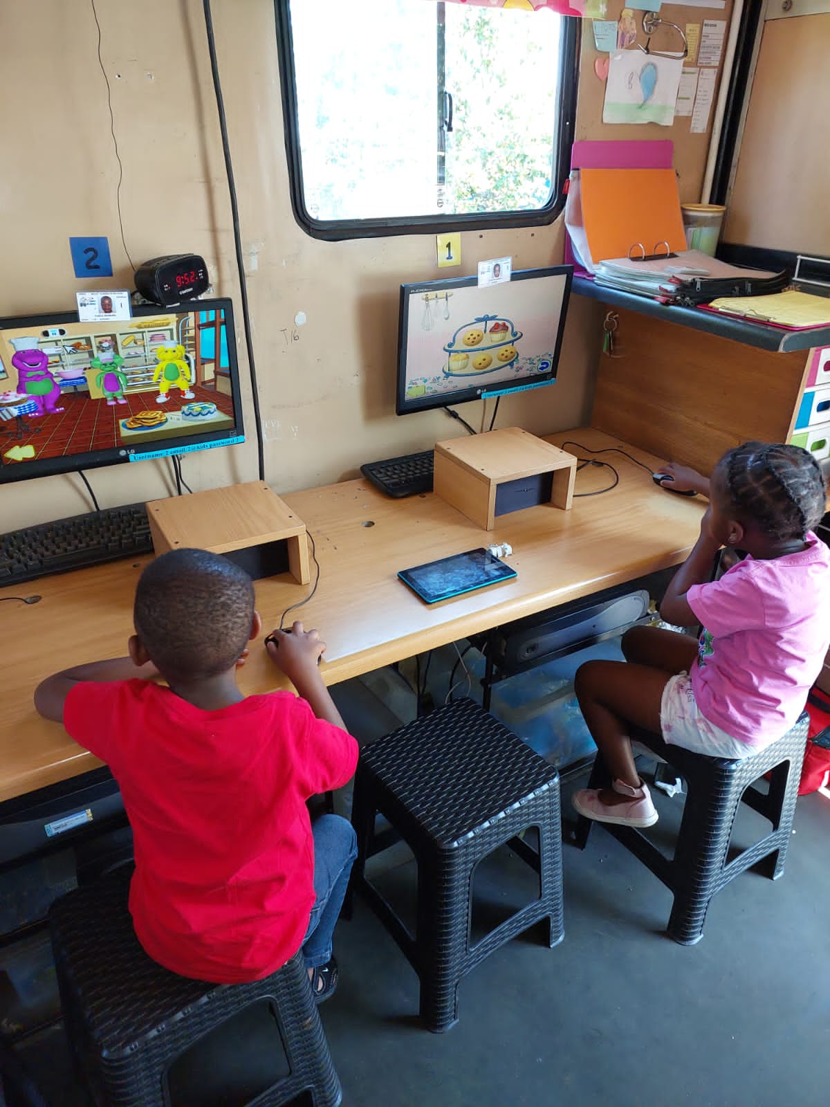 Goue Vissies Kiddie Care Centre Kids Computers On Wheels